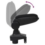 vidaXL Cotieră auto, negru, 15x35x(30-47) cm ABS vidaXL Cotieră auto, negru, 15x35x(30-47) cm ABS