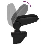 vidaXL Cotieră auto, negru, 15x35x(33-49,5) cm ABS vidaXL Cotieră auto, negru, 15x35x(33-49,5) cm ABS