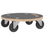 vidaXL Cărucioare de transport, 2 buc., rotunde, Ø38x11,5 cm, 250 kg vidaXL Cărucioare de transport, 2 buc., rotunde, Ø38x11,5 cm, 250 kg