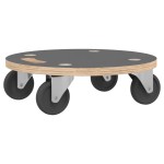 vidaXL Cărucioare de transport, 2 buc., rotunde, Ø38x11,5 cm, 250 kg vidaXL Cărucioare de transport, 2 buc., rotunde, Ø38x11,5 cm, 250 kg