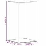 vidaXL Cutie de prezentare, transparent, 20x20x38 cm, acril
