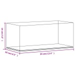 vidaXL Cutie de prezentare, transparent, 34x16x14 cm, acril vidaXL Cutie de prezentare, transparent, 34x16x14 cm, acril