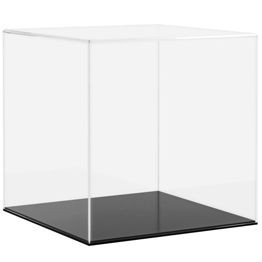 vidaXL Cutie de prezentare, transparent, 30x30x30 cm, acril