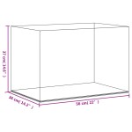 vidaXL Cutie de prezentare, transparent, 56x36x37 cm, acril vidaXL Cutie de prezentare, transparent, 56x36x37 cm, acril