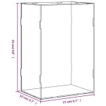 vidaXL Cutie de prezentare, transparent, 17x12x25 cm, acril vidaXL Cutie de prezentare, transparent, 17x12x25 cm, acril