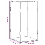 vidaXL Cutie de prezentare, transparent, 20x20x38 cm, acril vidaXL Cutie de prezentare, transparent, 20x20x38 cm, acril