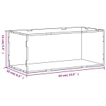 vidaXL Cutie de prezentare, transparent, 34x16x14 cm, acril vidaXL Cutie de prezentare, transparent, 34x16x14 cm, acril
