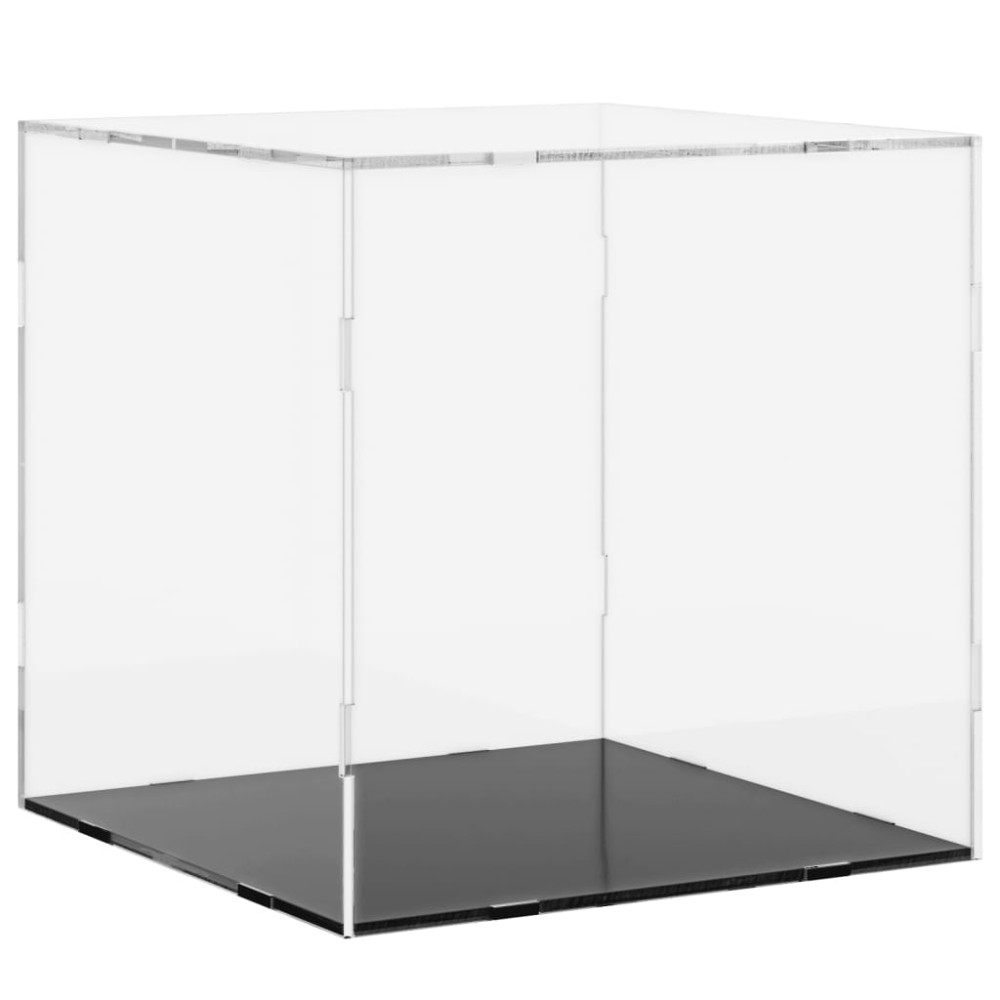 vidaXL Cutie de prezentare, transparent, 30x30x30 cm, acril
