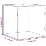 vidaXL Cutie de prezentare, transparent, 30x30x30 cm, acril vidaXL Cutie de prezentare, transparent, 30x30x30 cm, acril