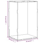 vidaXL Cutie de prezentare, transparent, 22x18x35 cm, acril vidaXL Cutie de prezentare, transparent, 22x18x35 cm, acril