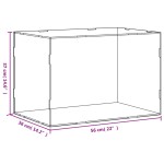 vidaXL Cutie de prezentare, transparent, 56x36x37 cm, acril vidaXL Cutie de prezentare, transparent, 56x36x37 cm, acril