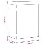 vidaXL Cutie de prezentare, transparent, 17x12x25 cm, acril