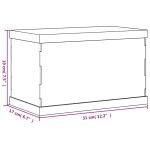 vidaXL Cutie de prezentare, transparent, 31x17x19 cm, acril vidaXL Cutie de prezentare, transparent, 31x17x19 cm, acril