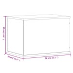 vidaXL Cutie de prezentare, transparent, 56x36x37 cm, acril vidaXL Cutie de prezentare, transparent, 56x36x37 cm, acril