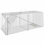 vidaXL Capcană pentru animale 64,5x25x26,5 cm, fier galvanizat vidaXL Capcană pentru animale 64,5x25x26,5 cm, fier galvanizat