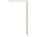 vidaXL Paravan de duș walk-in auriu, 90x195 cm sticlă ESG transparentă vidaXL Paravan de duș walk-in auriu, 90x195 cm sticlă ESG transparentă