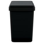 vidaXL Coș de gunoi dublu, antracit, 2x25 L vidaXL Coș de gunoi dublu, antracit, 2x25 L