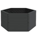 vidaXL Jardinieră de grădină, antracit, PP vidaXL Jardinieră de grădină, antracit, PP