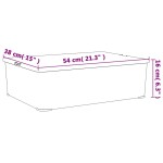 vidaXL Cutii de depozitare din plastic, 3 buc., 25 L, stivuibile vidaXL Cutii de depozitare din plastic, 3 buc., 25 L, stivuibile