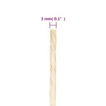 vidaXL Frânghie, 200 m, sisal 100%, 3 mm vidaXL Frânghie, 200 m, sisal 100%, 3 mm