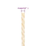 vidaXL Frânghie, 50 m, sisal 100%, 4 mm vidaXL Frânghie, 50 m, sisal 100%, 4 mm