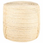 vidaXL Frânghie, 50 m, sisal 100%, 8 mm vidaXL Frânghie, 50 m, sisal 100%, 8 mm