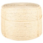 vidaXL Frânghie, 25 m, sisal 100%, 10 mm vidaXL Frânghie, 25 m, sisal 100%, 10 mm