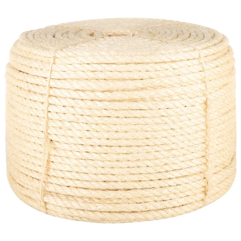 vidaXL Frânghie, 25 m, sisal 100%, 12 mm