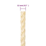vidaXL Frânghie, 25 m, sisal 100%, 12 mm vidaXL Frânghie, 25 m, sisal 100%, 12 mm