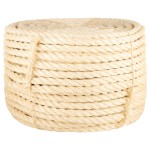 vidaXL Frânghie, 25 m, sisal 100%, 16 mm vidaXL Frânghie, 25 m, sisal 100%, 16 mm