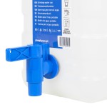 vidaXL Recipient de apă cu robinet și dozator de săpun, 10 L, plastic vidaXL Recipient de apă cu robinet și dozator de săpun, 10 L, plastic