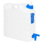 vidaXL Recipient de apă cu robinet și dozator de săpun, 15 L, plastic vidaXL Recipient de apă cu robinet și dozator de săpun, 15 L, plastic