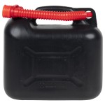 vidaXL Bidon de combustibil, pipă flexibilă, 3 buc. negru 10 L plastic vidaXL Bidon de combustibil, pipă flexibilă, 3 buc. negru 10 L plastic