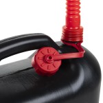 vidaXL Bidon de combustibil, pipă flexibilă, 3 buc. negru 10 L plastic vidaXL Bidon de combustibil, pipă flexibilă, 3 buc. negru 10 L plastic