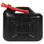 vidaXL Bidon de combustibil, pipă flexibilă, 3 buc. negru 20 L plastic vidaXL Bidon de combustibil, pipă flexibilă, 3 buc. negru 20 L plastic