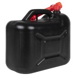 vidaXL Bidon de combustibil, pipă flexibilă, 3 buc. negru 20 L plastic vidaXL Bidon de combustibil, pipă flexibilă, 3 buc. negru 20 L plastic