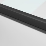 vidaXL Ușă interior negru 102,5x201,5 cm sticlă securiz./aluminiu slim