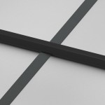 vidaXL Ușă de interior negru 83x201,5 cm sticlă securiz./aluminiu slim