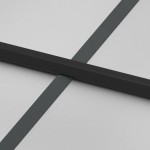 vidaXL Ușă de interior negru 93x201,5 cm sticlă securiz./aluminiu slim vidaXL Ușă de interior negru 93x201,5 cm sticlă securiz./aluminiu slim