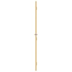 vidaXL Ușă interior Slim auriu 76x201,5 cm sticlă securizată/aluminiu