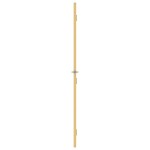 vidaXL Ușă de interior Slim auriu 83x201,5cm sticlă temperată/aluminiu