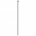 vidaXL Ușă glisantă, negru, 90x205 cm, sticlă securizată și aluminiu