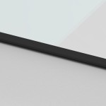 vidaXL Ușă glisantă, negru, 76x205 cm, sticlă securizată și aluminiu