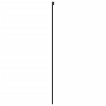 vidaXL Ușă glisantă, negru, 76x205 cm, sticlă securizată și aluminiu