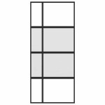 vidaXL Ușă glisantă, negru, 90x205 cm, sticlă securizată și aluminiu