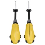 vidaXL Întinzătoare de pantofi cu corn, galben, EU 37-41, plastic vidaXL Întinzătoare de pantofi cu corn, galben, EU 37-41, plastic