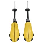 vidaXL Întinzătoare de pantofi cu corn, galben, EU 41-46, plastic vidaXL Întinzătoare de pantofi cu corn, galben, EU 41-46, plastic