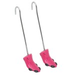 vidaXL Întinzătoare de cizme cu corn, roz, EU 34-40, plastic vidaXL Întinzătoare de cizme cu corn, roz, EU 34-40, plastic