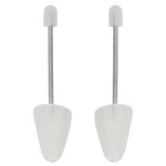 vidaXL Calapoade de pantofi, 5 perechi, alb, EU 35-38, plastic vidaXL Calapoade de pantofi, 5 perechi, alb, EU 35-38, plastic
