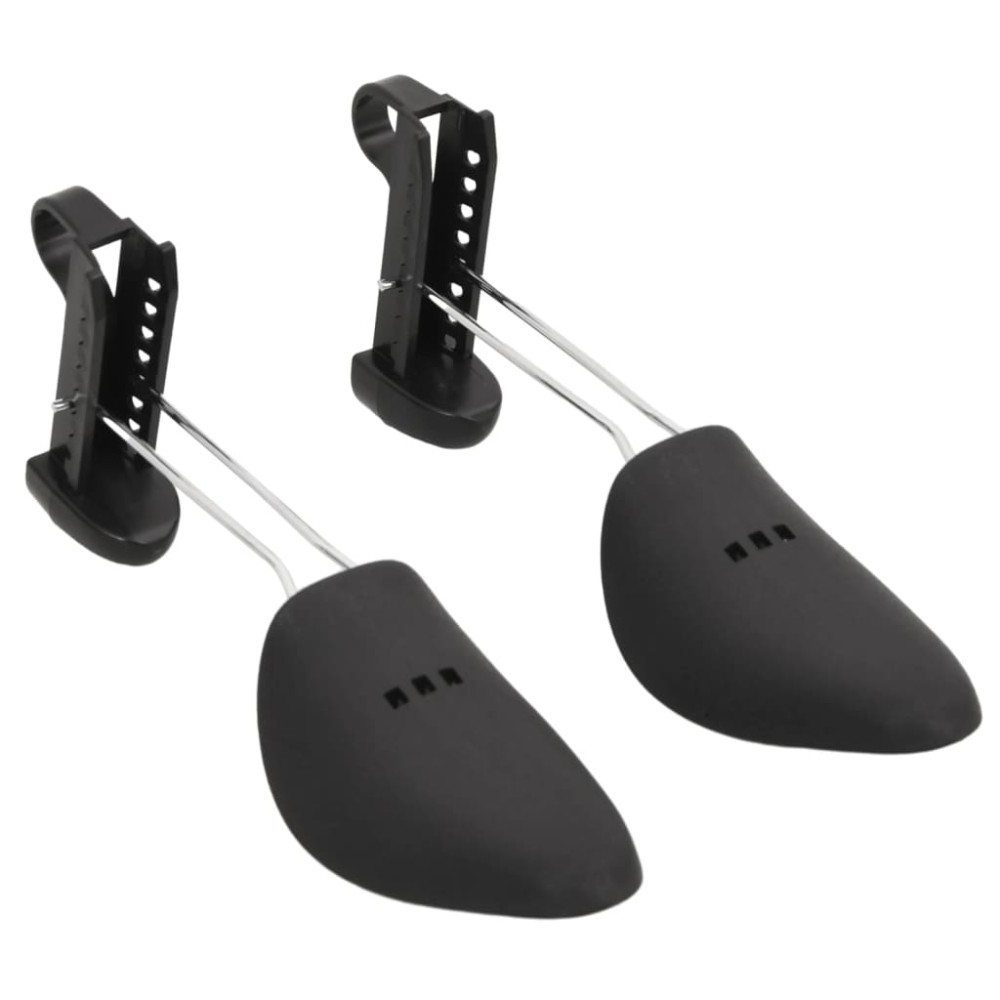 vidaXL Calapoade de pantofi, 5 perechi, negru, EU 35-38, plastic